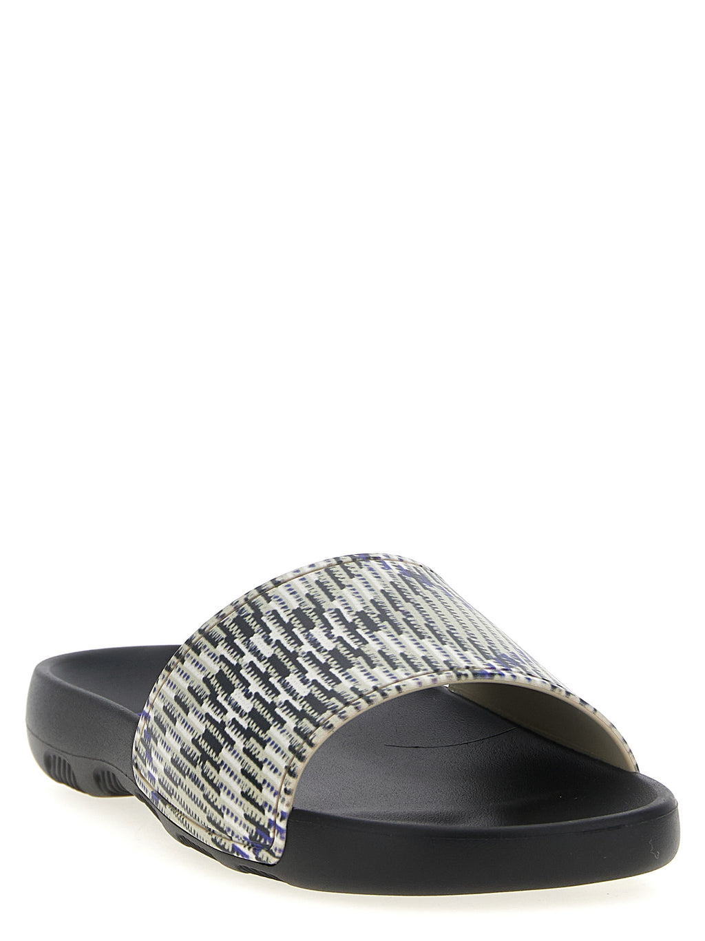 Burberry Multicolor Polyurethane Slides