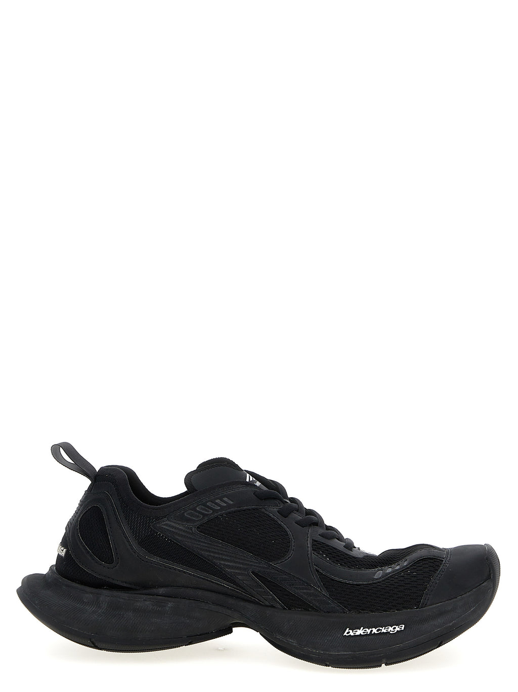 Balenciaga Black Polyester Athletic Sneakers