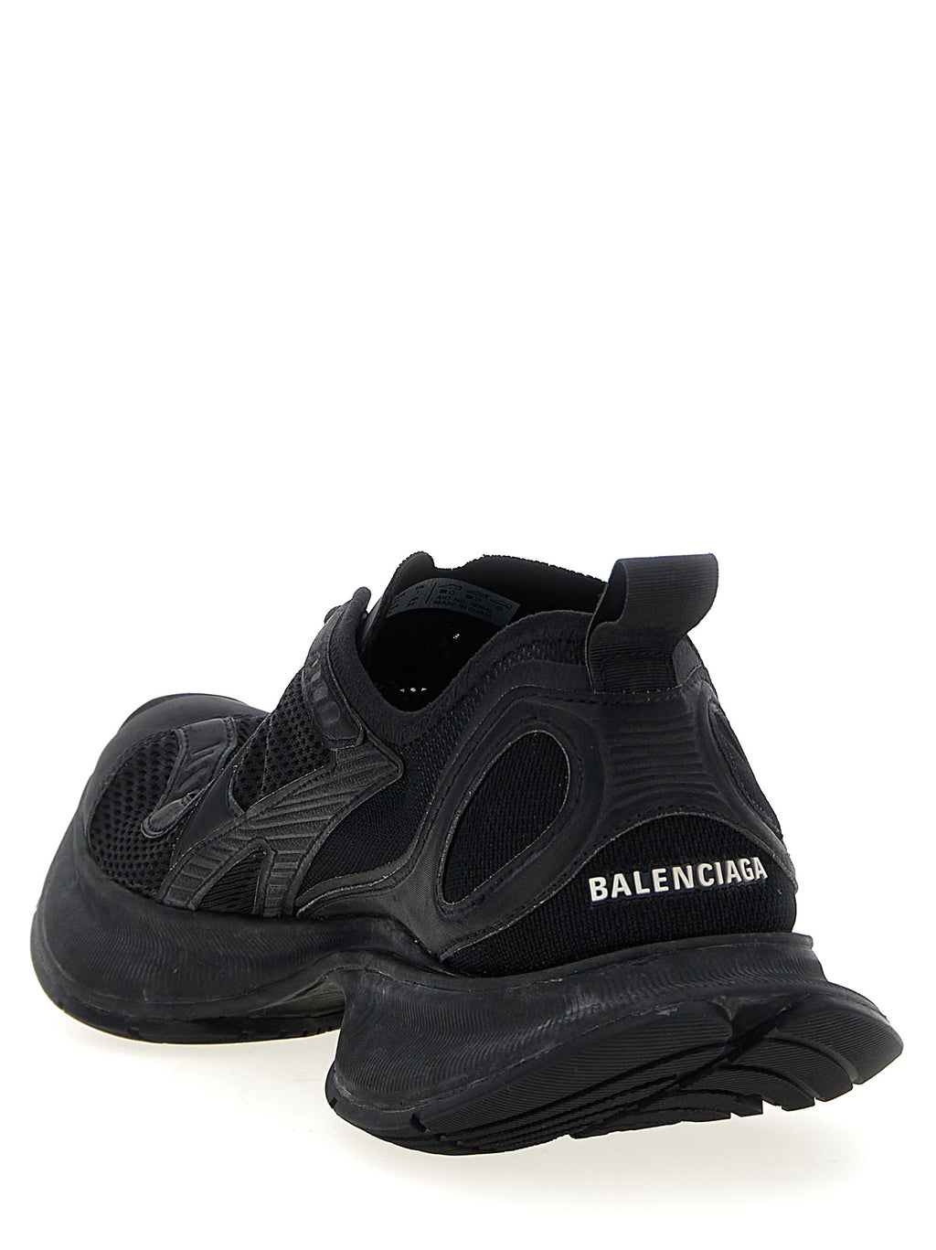 Balenciaga Black Polyester Athletic Sneakers