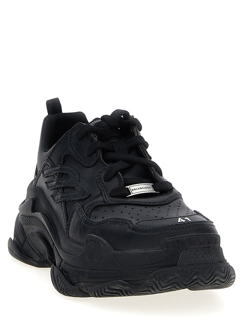 Balenciaga Black Polyethylene Athletic Sneakers