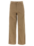 Burberry Beige Cotton Casual Pants