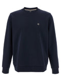 Hugo Boss Blue Cotton Sweatshirt