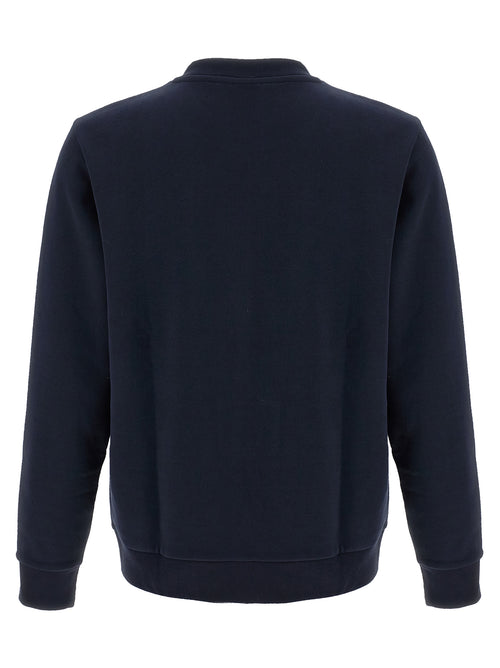 Hugo Boss Blue Cotton Sweatshirt