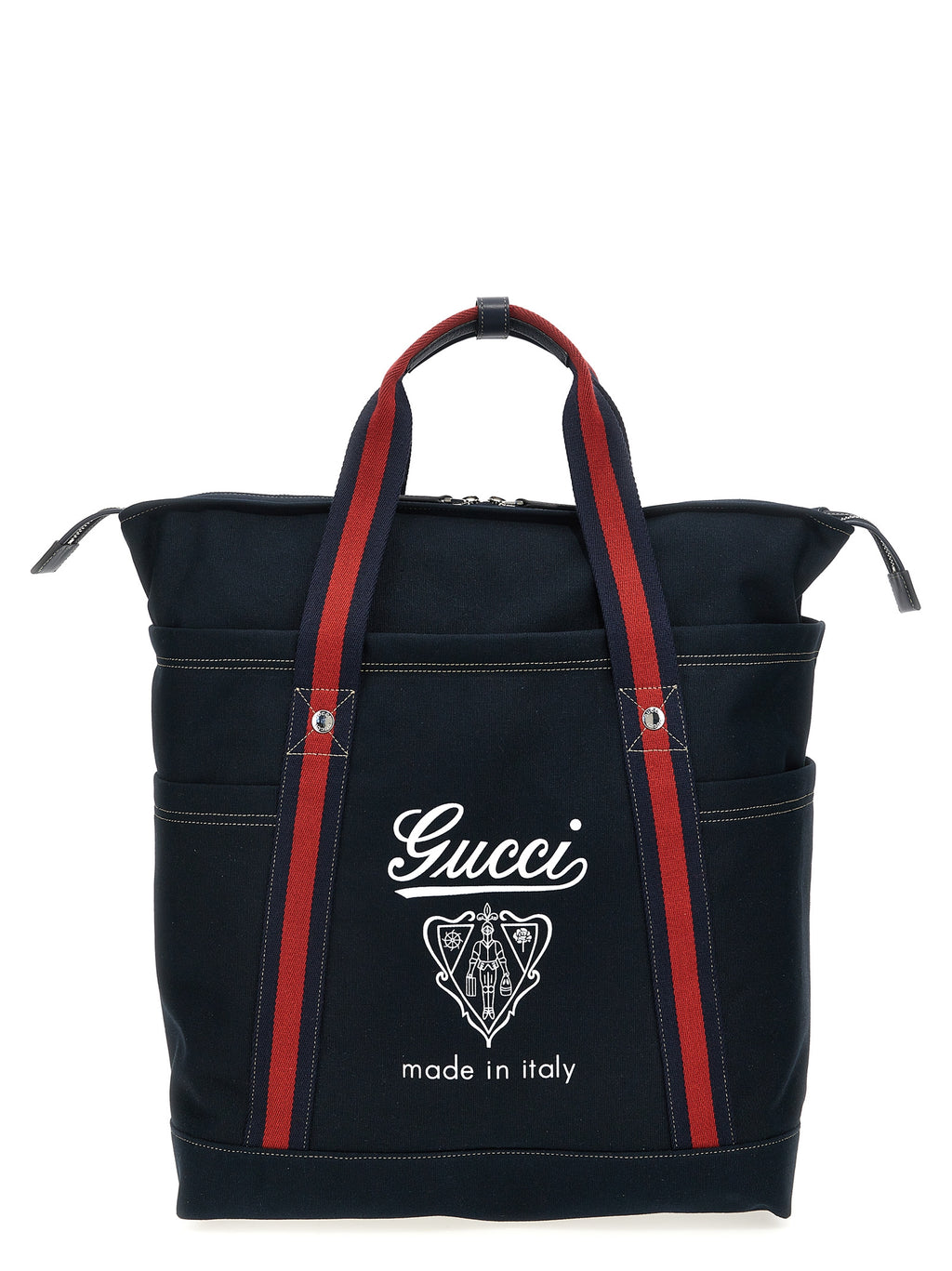 Gucci Blue Cotton Tote Bag
