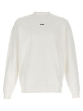 Hugo Boss White Cotton Sweatshirt