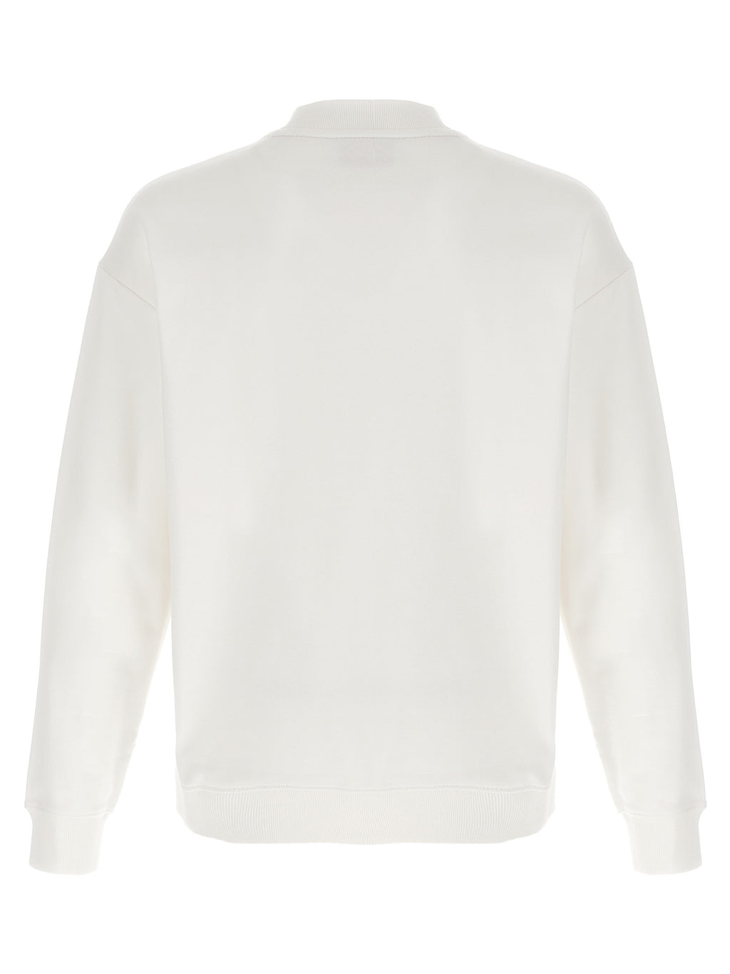 Hugo Boss White Cotton Sweatshirt
