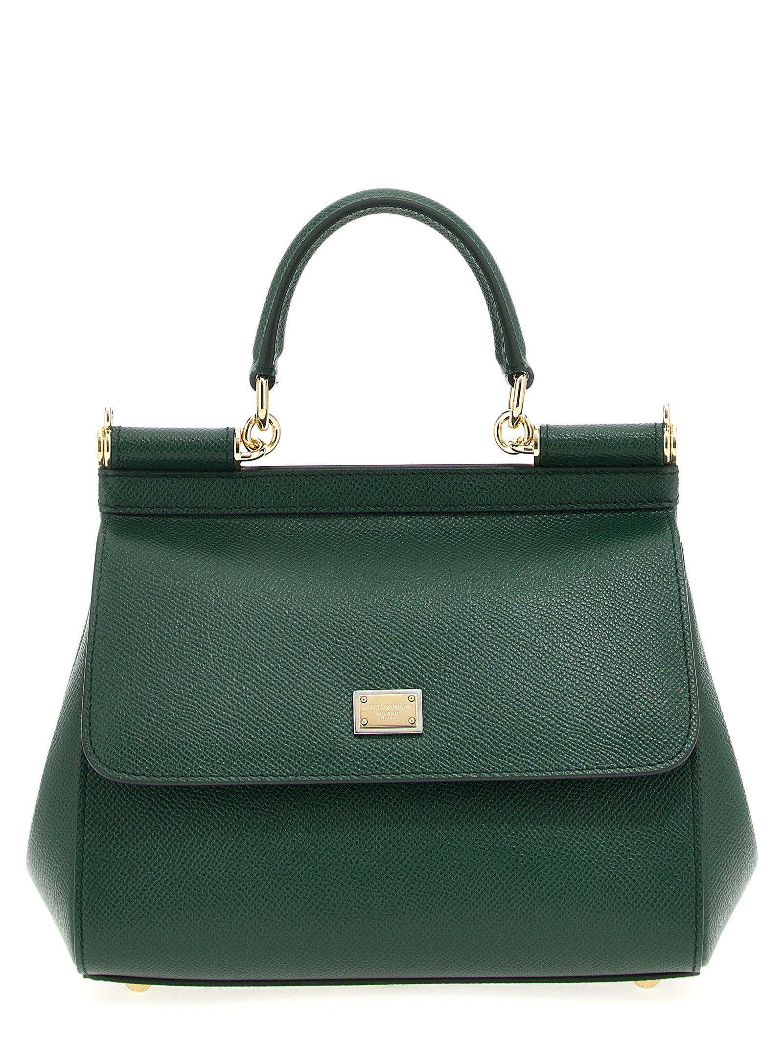 Dolce & Gabbana Bicolor Calfskin Handbag