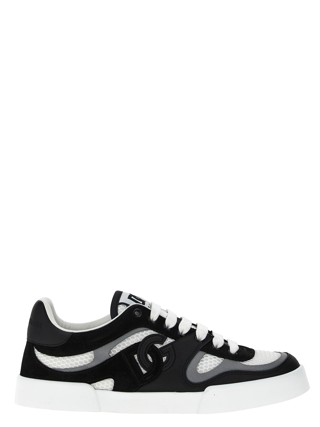 Dolce & Gabbana Bicolor Calfskin Sneakers
