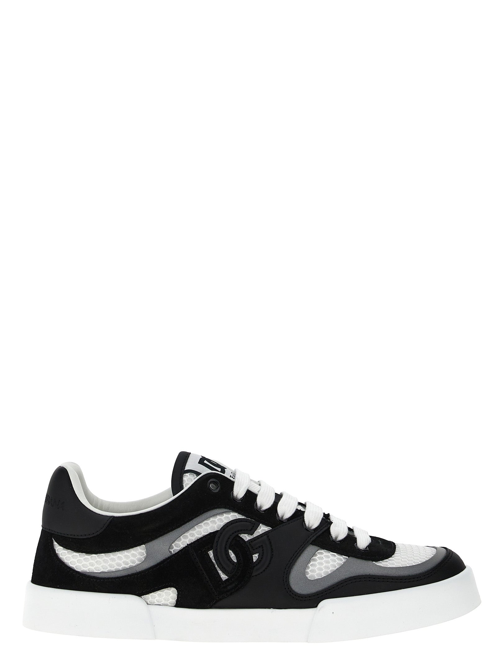 Dolce & Gabbana Bicolor Calfskin Sneakers
