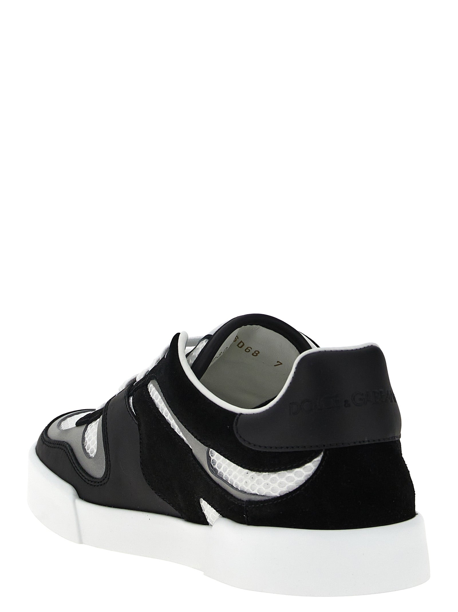 Dolce & Gabbana Bicolor Calfskin Sneakers