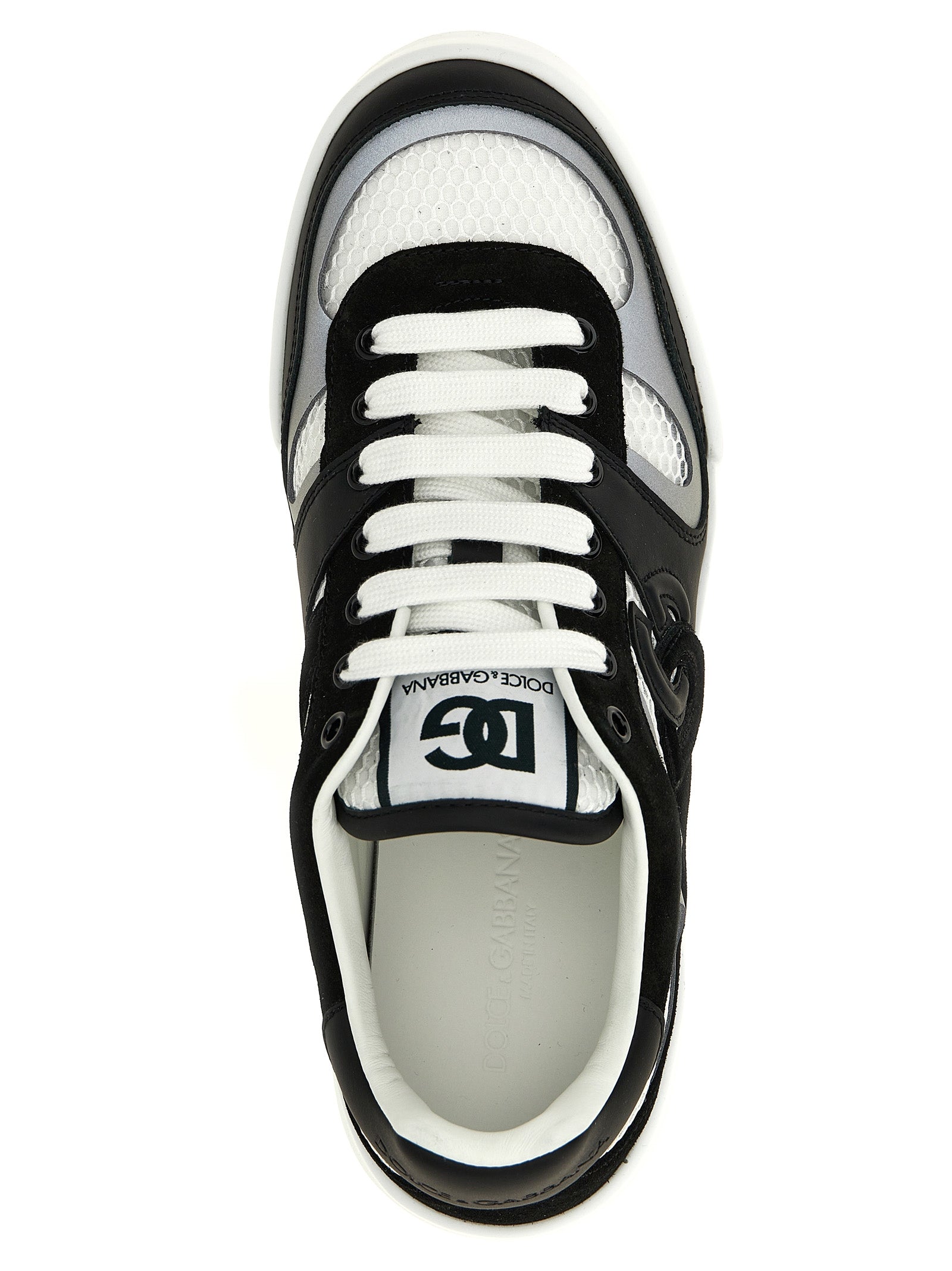Dolce & Gabbana Bicolor Calfskin Sneakers