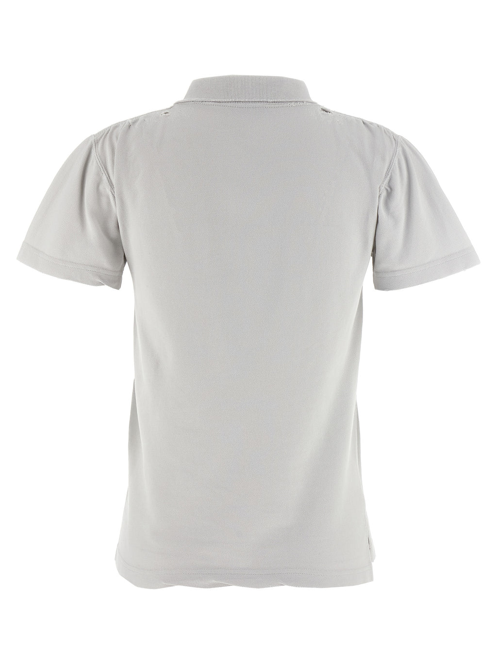 Balenciaga Gray Cotton Polo Shirt