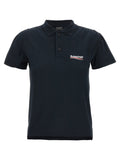 Balenciaga Blue Cotton Polo Shirt