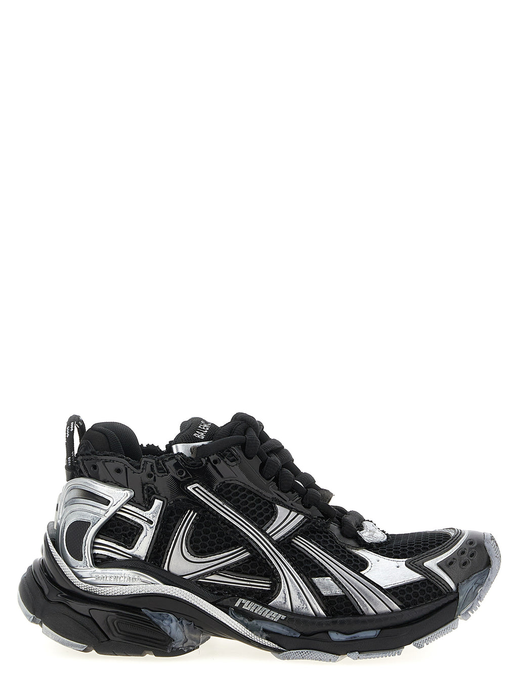 Balenciaga Black Polyethylene Athletic Sneakers