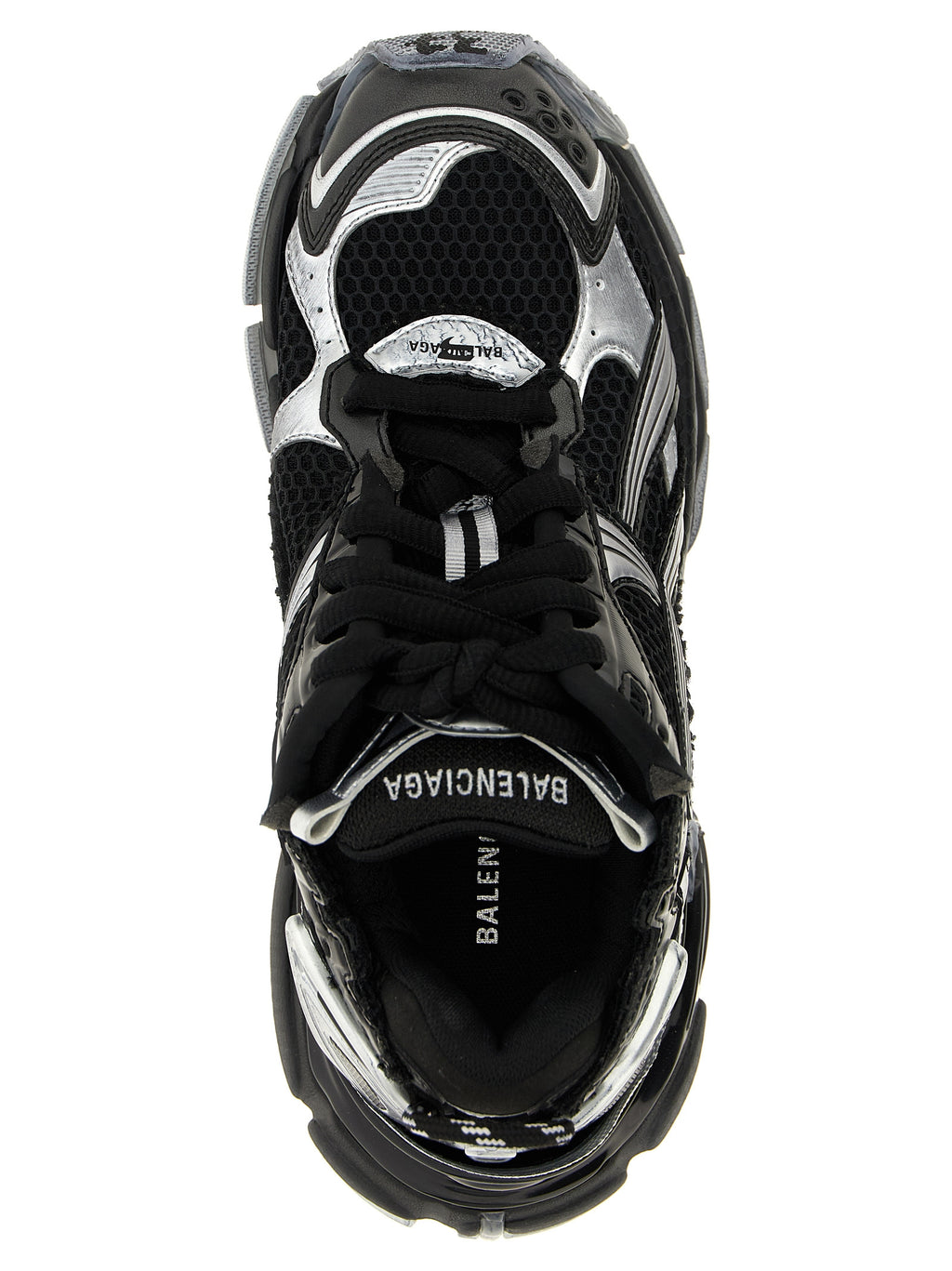 Balenciaga Black Polyethylene Athletic Sneakers