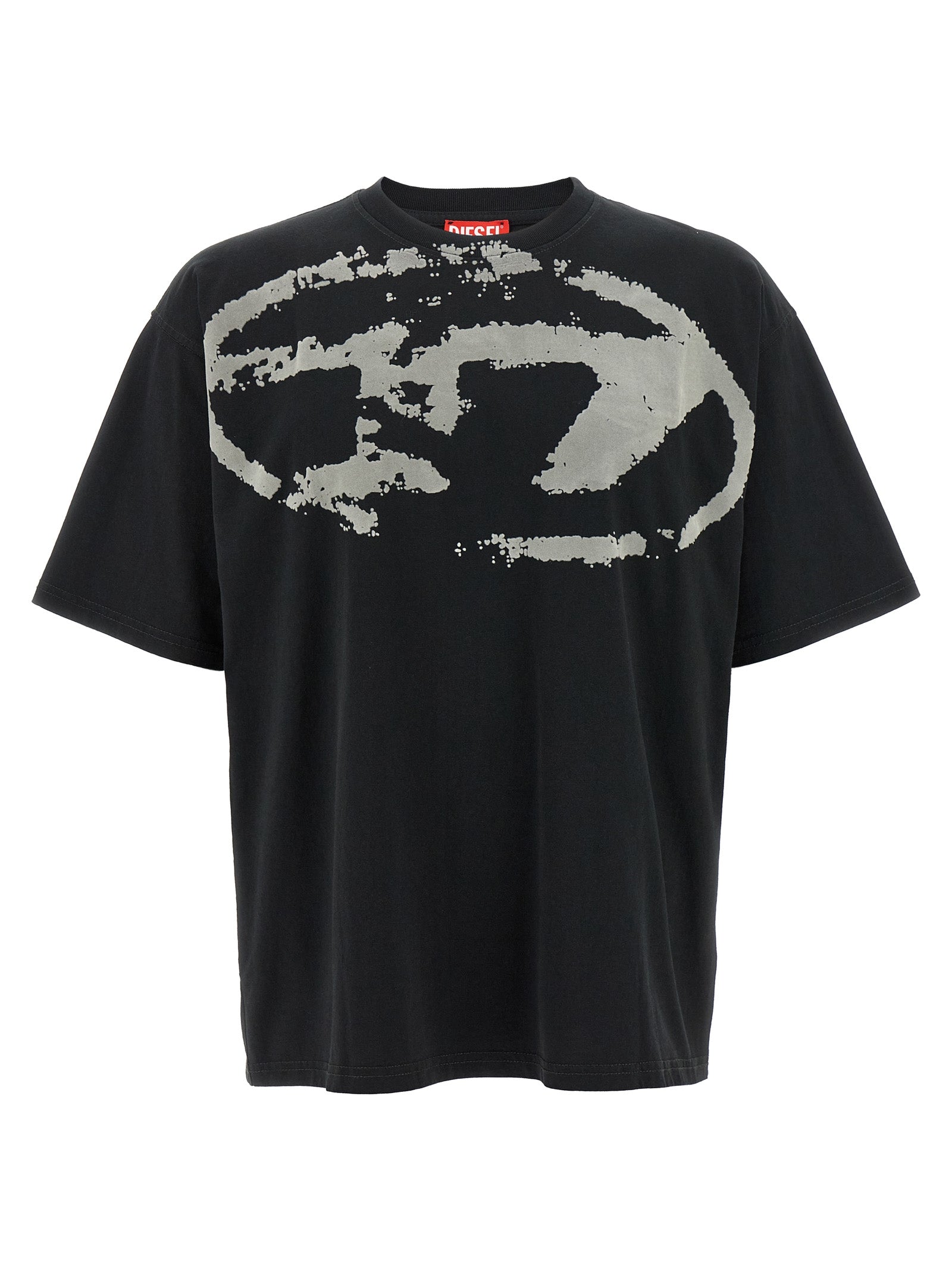 Diesel Black Cotton T-Shirt