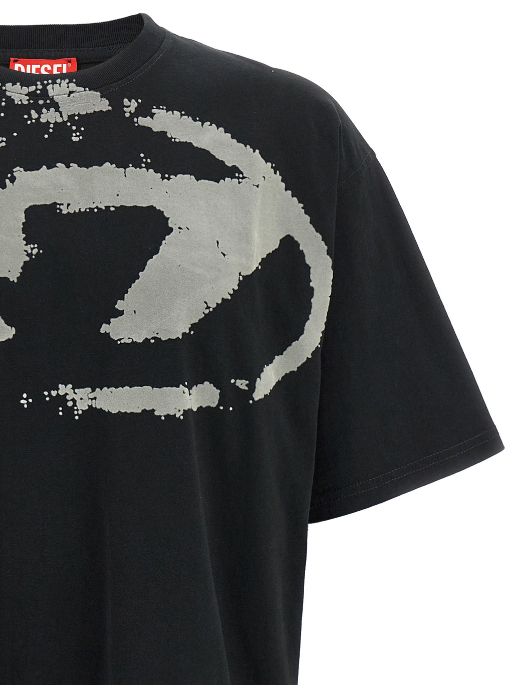 Diesel Black Cotton T-Shirt