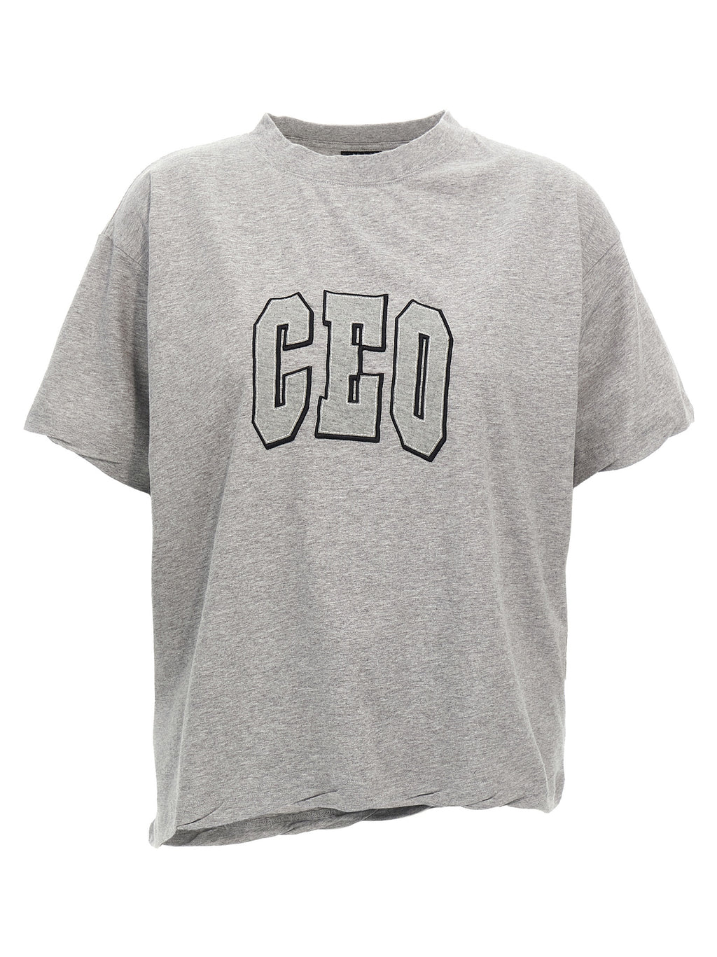 Balenciaga Gray Cotton T-Shirt