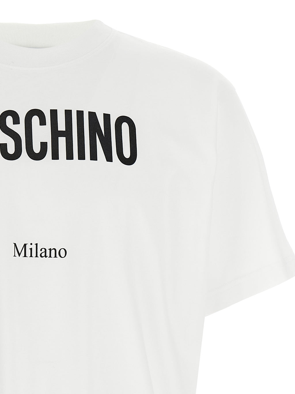 Moschino Bicolor Cotton T-Shirt