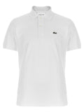 Lacoste White Cotton Polo Shirt