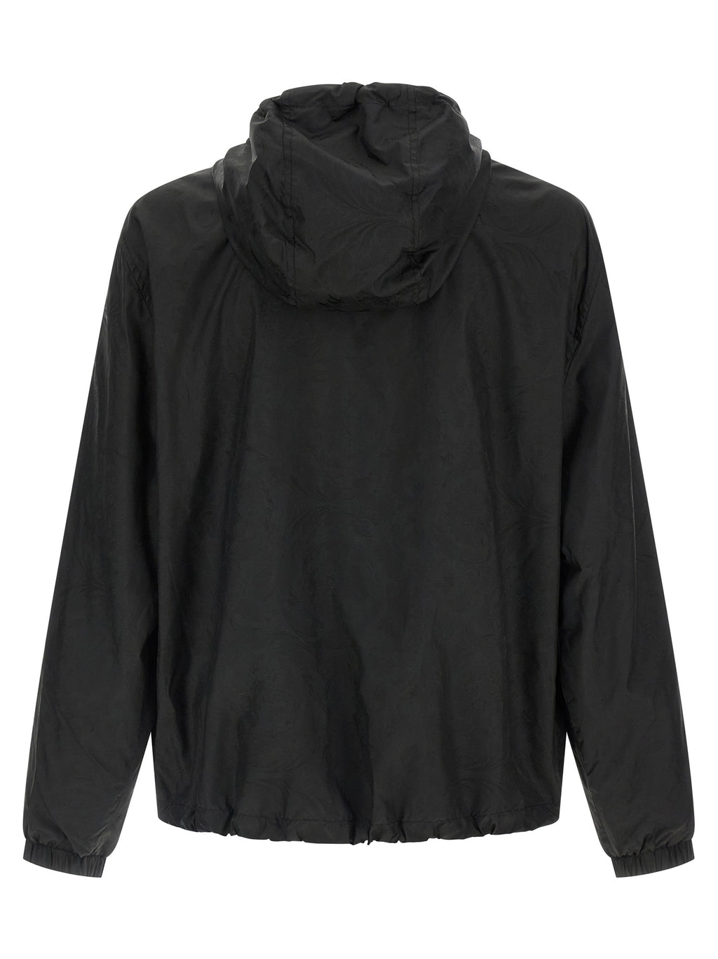 Versace Black Nylon Shell Jacket