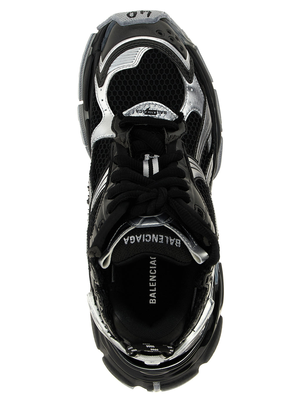 Balenciaga Black Polyethylene Athletic Sneakers