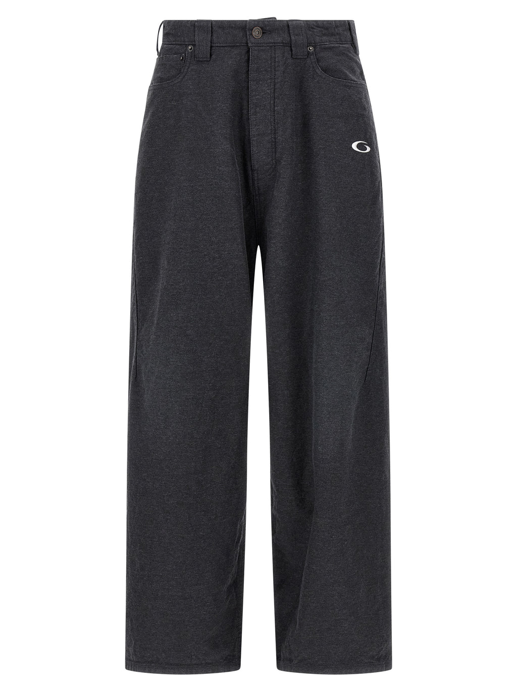 Balenciaga Gray Cotton Casual Pants