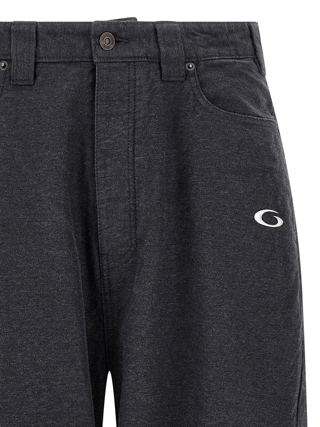 Balenciaga Gray Cotton Casual Pants