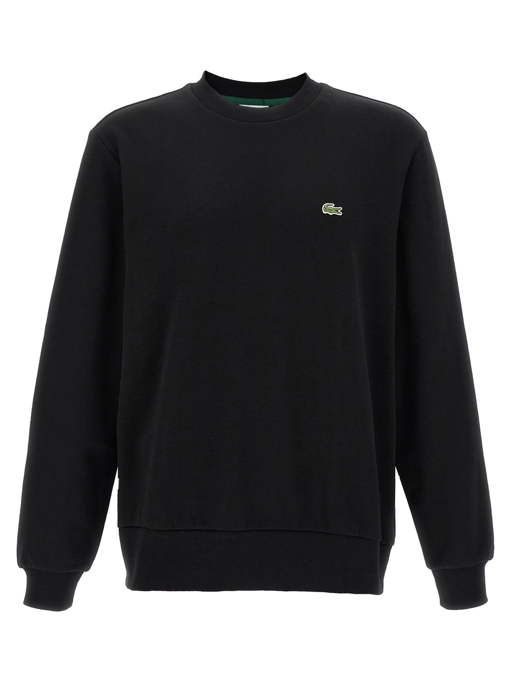 Lacoste Black Cotton Sweatshirt