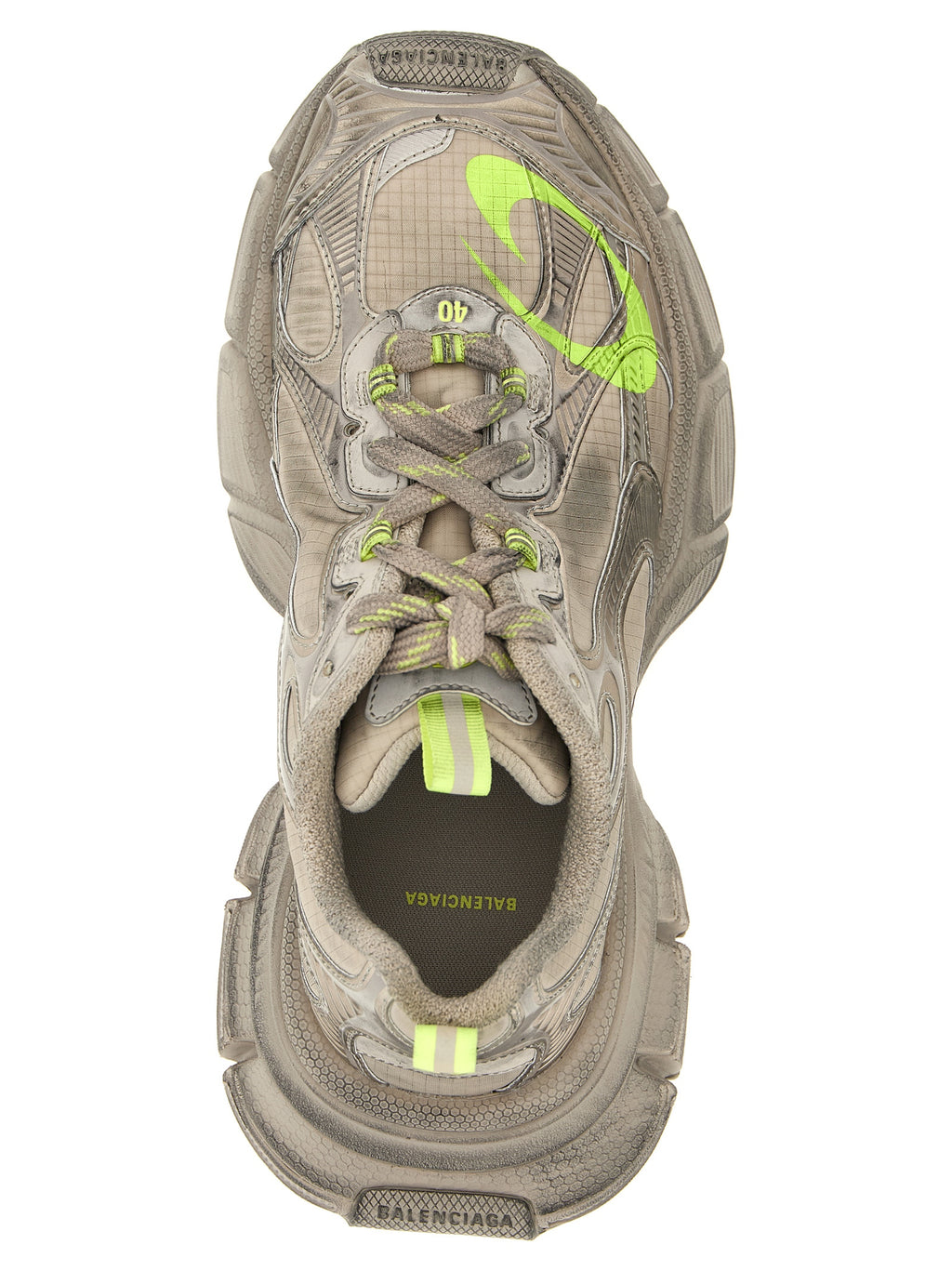Balenciaga Gray Polyethylene Athletic Sneakers