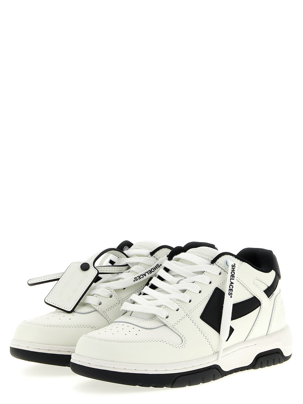 Off-White Bicolor Recycled Polyester Sneakers