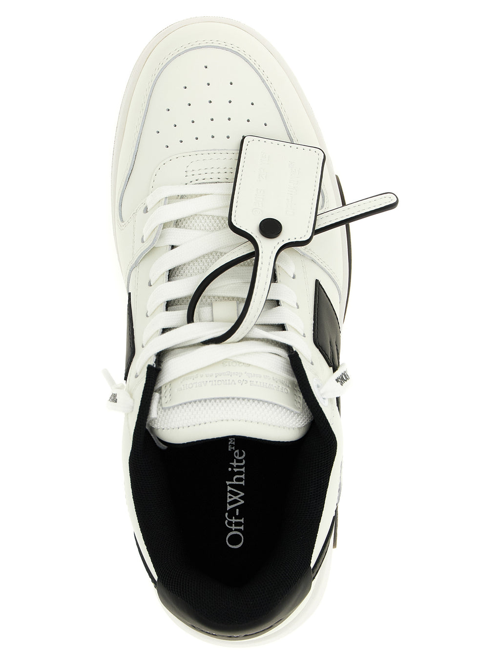 Off-White Bicolor Recycled Polyester Sneakers
