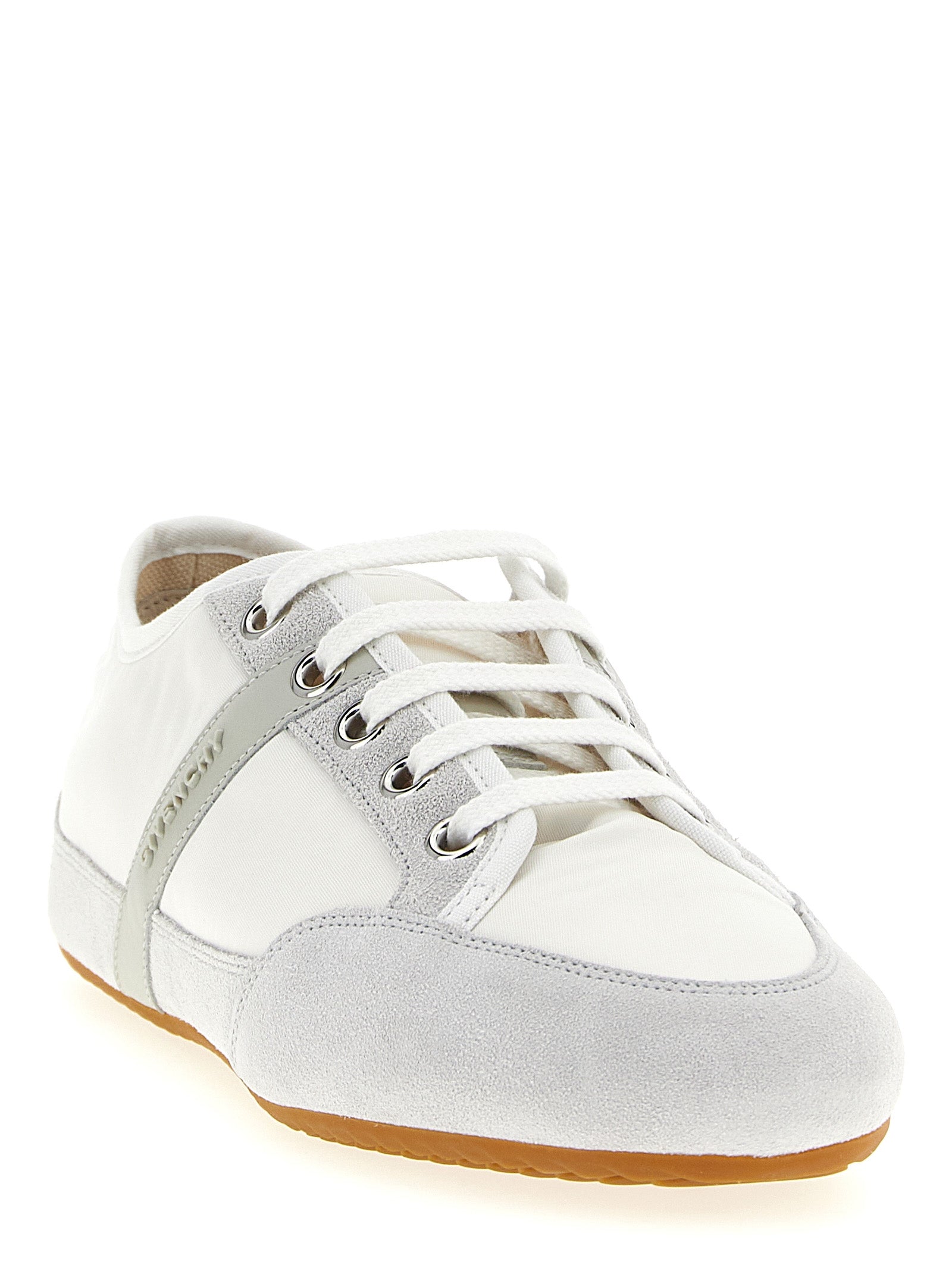 Givenchy White Polyamide Low Top Sneakers
