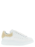Alexander McQueen Beige Calfskin Chunky Sneakers