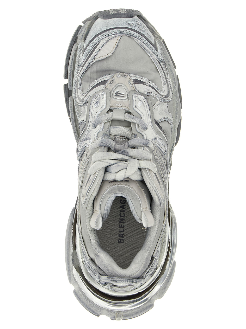 Balenciaga Gray Polyethylene Athletic Sneakers