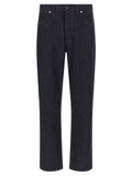 Stone Island Blue Cotton Straight-Leg Jeans