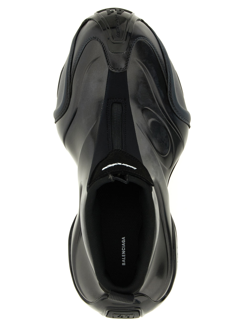 Balenciaga Black Polyester Athletic Sneakers