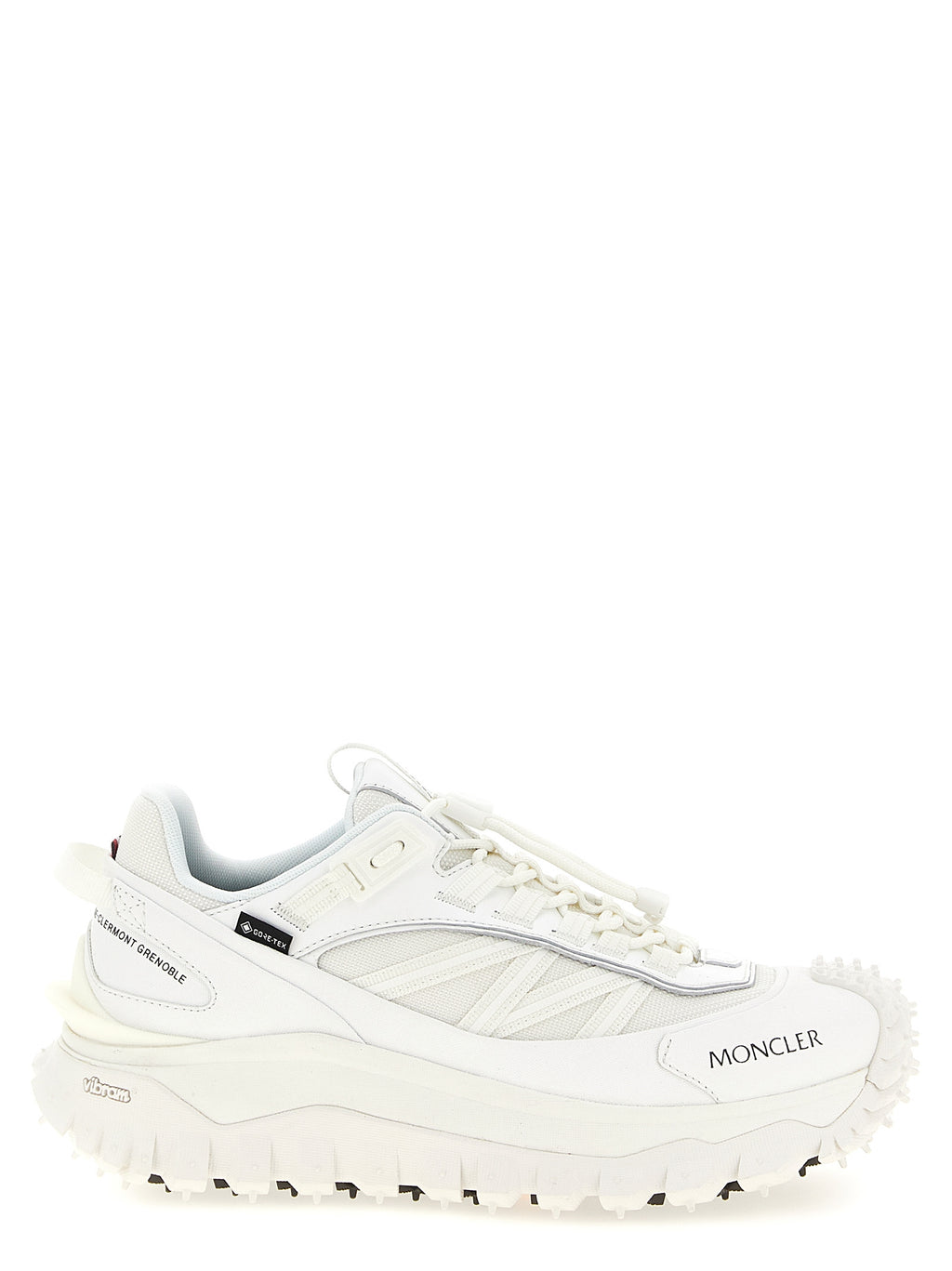 Moncler White Polyamide Athletic Sneakers