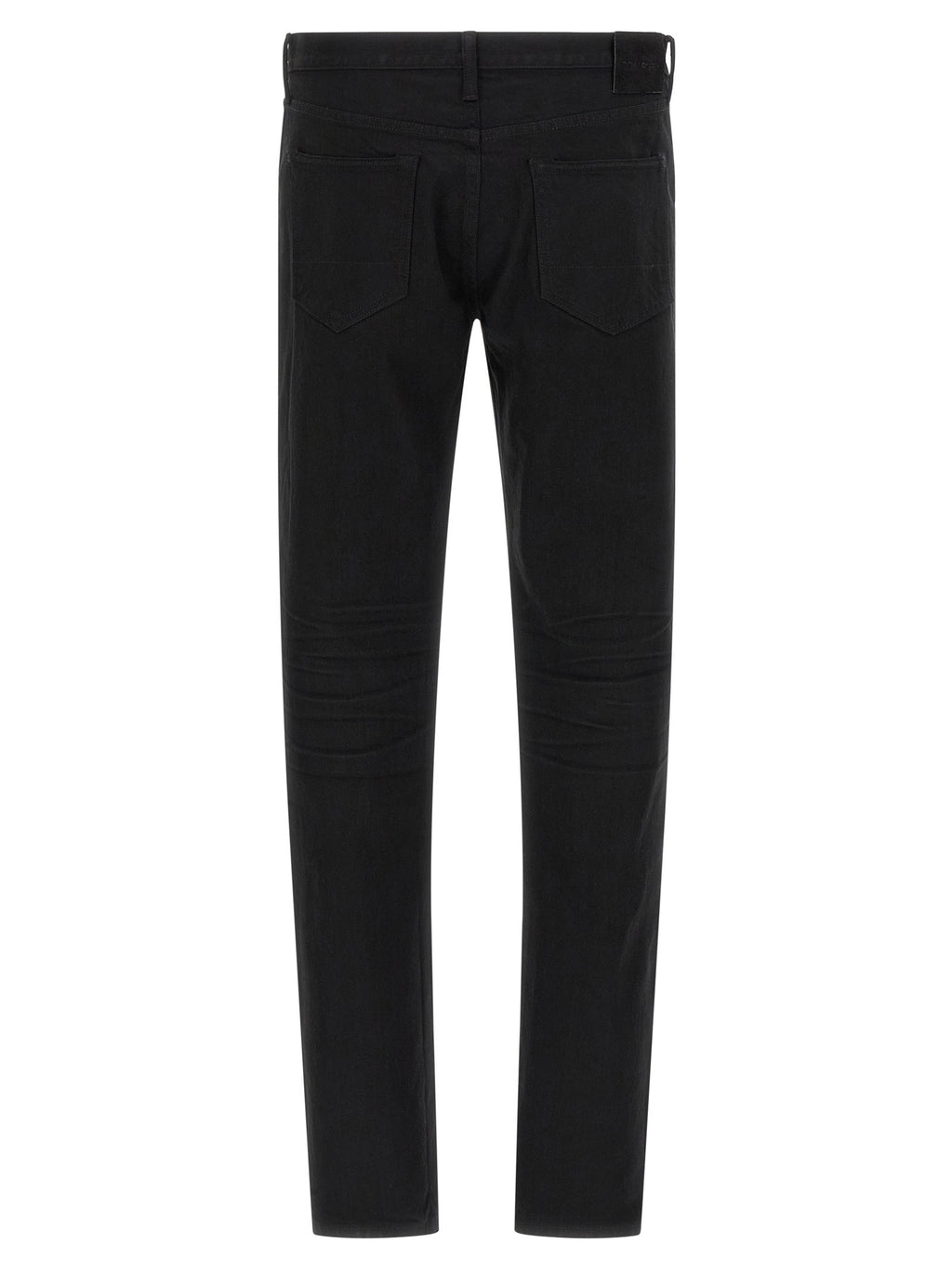 Tom Ford Black Cotton Straight-Leg Jeans