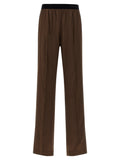 Tom Ford Brown Silk Casual Pants