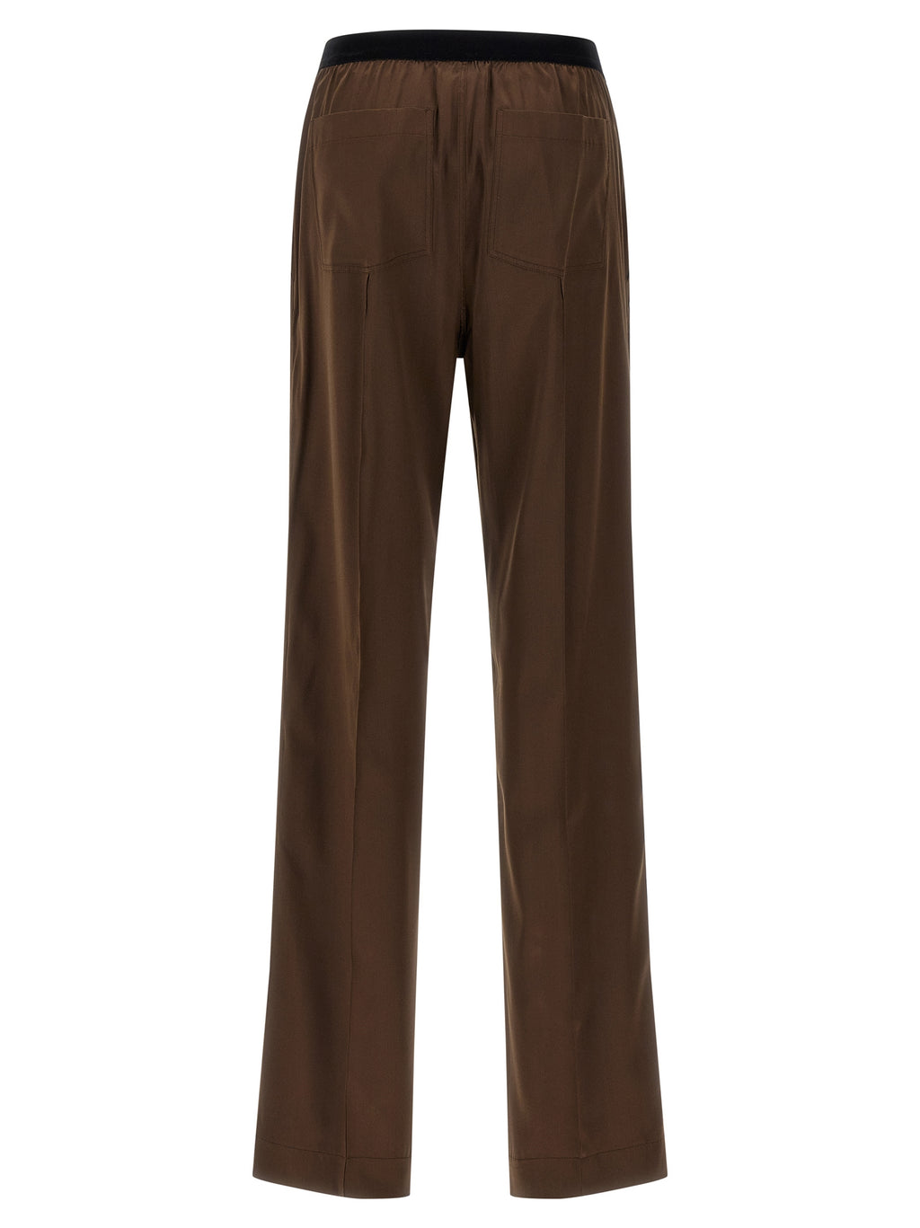 Tom Ford Brown Silk Casual Pants