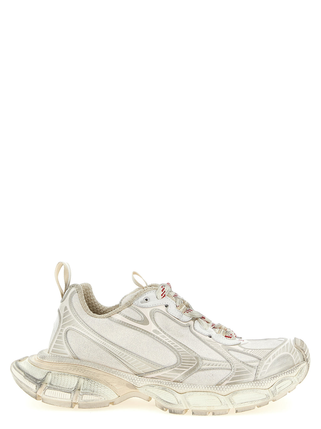 Balenciaga Silver Polyethylene Athletic Sneakers