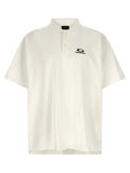 Balenciaga White Cotton Polo Shirt