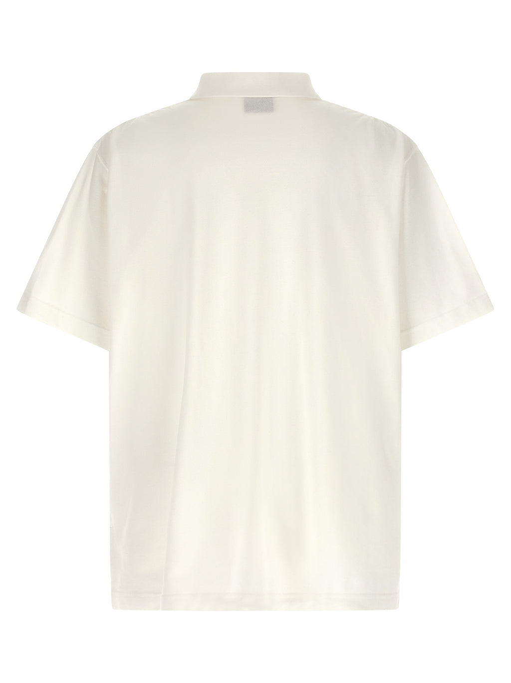 Balenciaga White Cotton Polo Shirt