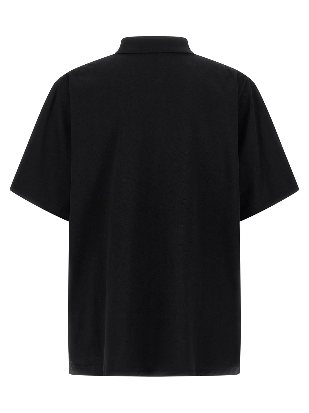 Balenciaga Black Cotton Polo Shirt