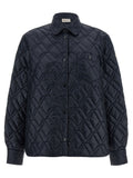 Moncler Blue Polyamide Shell Jacket