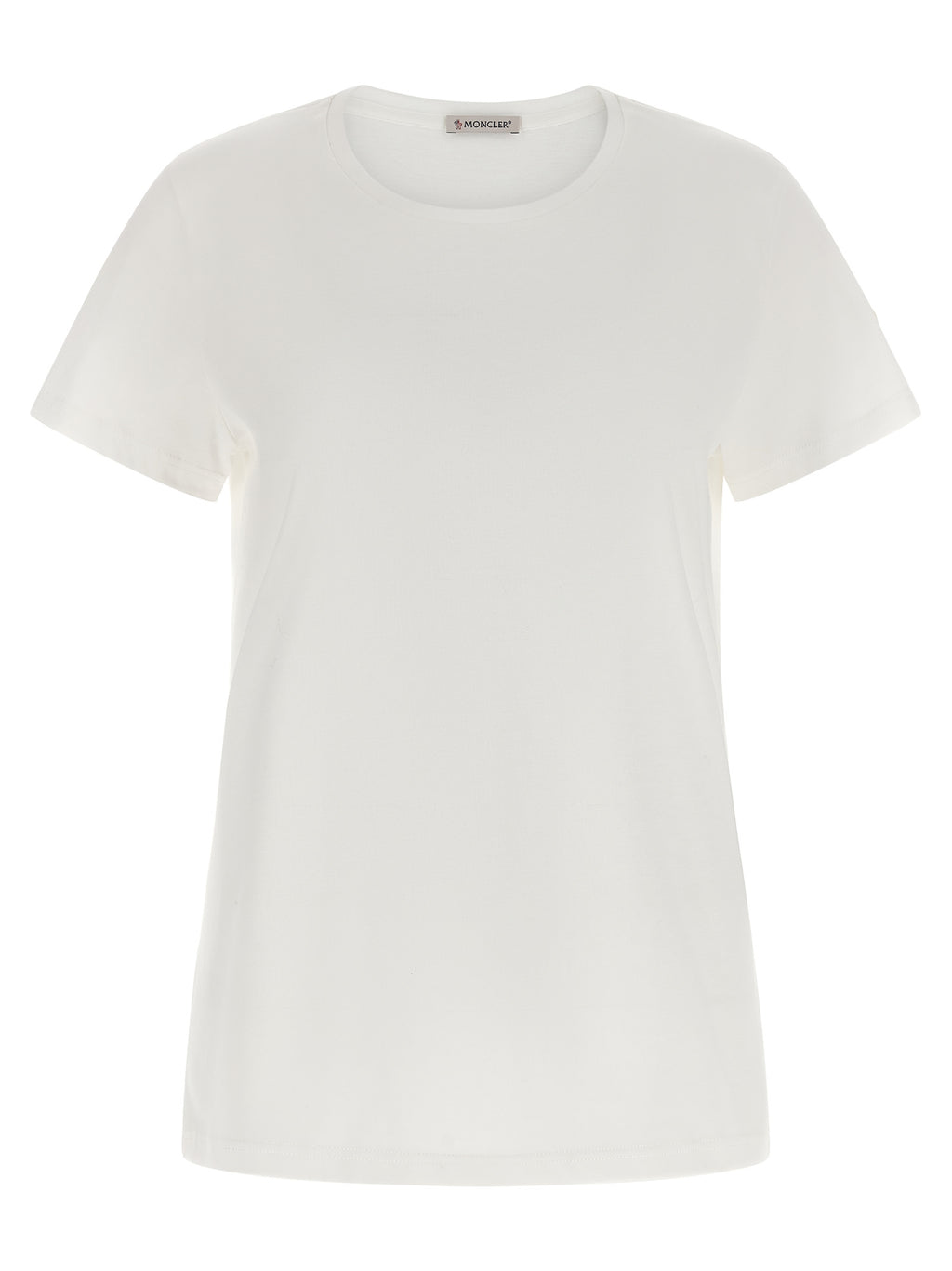 Moncler White Cotton T-Shirt