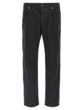 Stone Island Black Cotton Straight-Leg Jeans