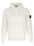 Stone Island White Cotton Sweatshirt