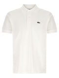 Lacoste White Cotton Polo Shirt